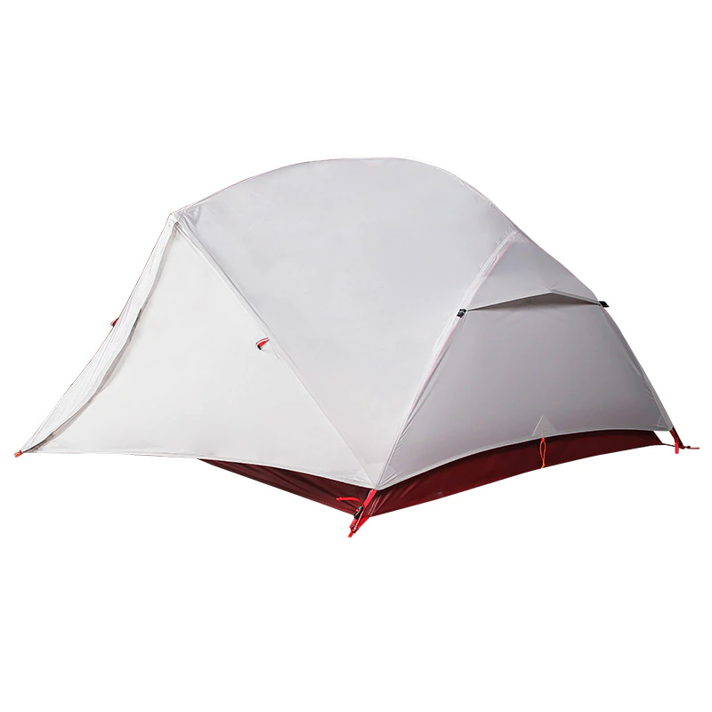 Cheap Goat Tents Outdoor Camping Hiking Portable Two Person Tent Ultralight Solicone Coated Double Layer Travel Tent Tents 